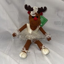 Russ Berrie Twinkles Moose Ballerina Plush Tutu Luv Pets With Tags Vintage