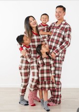 Hanna Andersson Women s PJ 2-Pc Set Family Holiday Plaid NWT 104