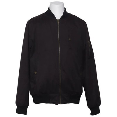 Review, Bomberjacke, Herren, Größe: L, Grau, Baumwolle/Polyamid/Polyester #Uuj