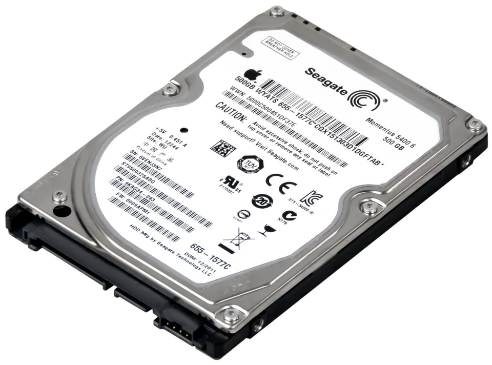 SEAGATE MOMENTUS 5400.6 500GB 5.4K 8MB SATA II 2.5'' ST9500325ASG - Immagine 2 di 3