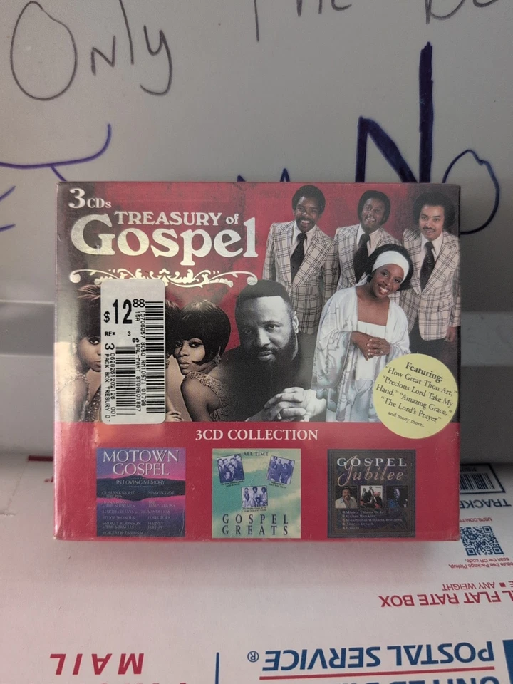 Treasury of Gospel CD Box Set Motown Gospels Gospel Greats Jubilee Sealed #162L Foto 2 de 4