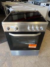 HOTPOINT Multiflow H6V5KMX/UK 60cm Electric Ceramic Cooker - Stainless Steel