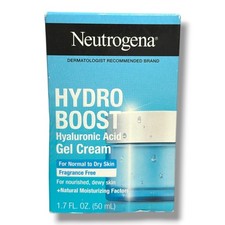 Neutrogena Hydro Boost Hyaluronic Acid Gel Cream Normal to Dry Skin F-F 1.7oz.
