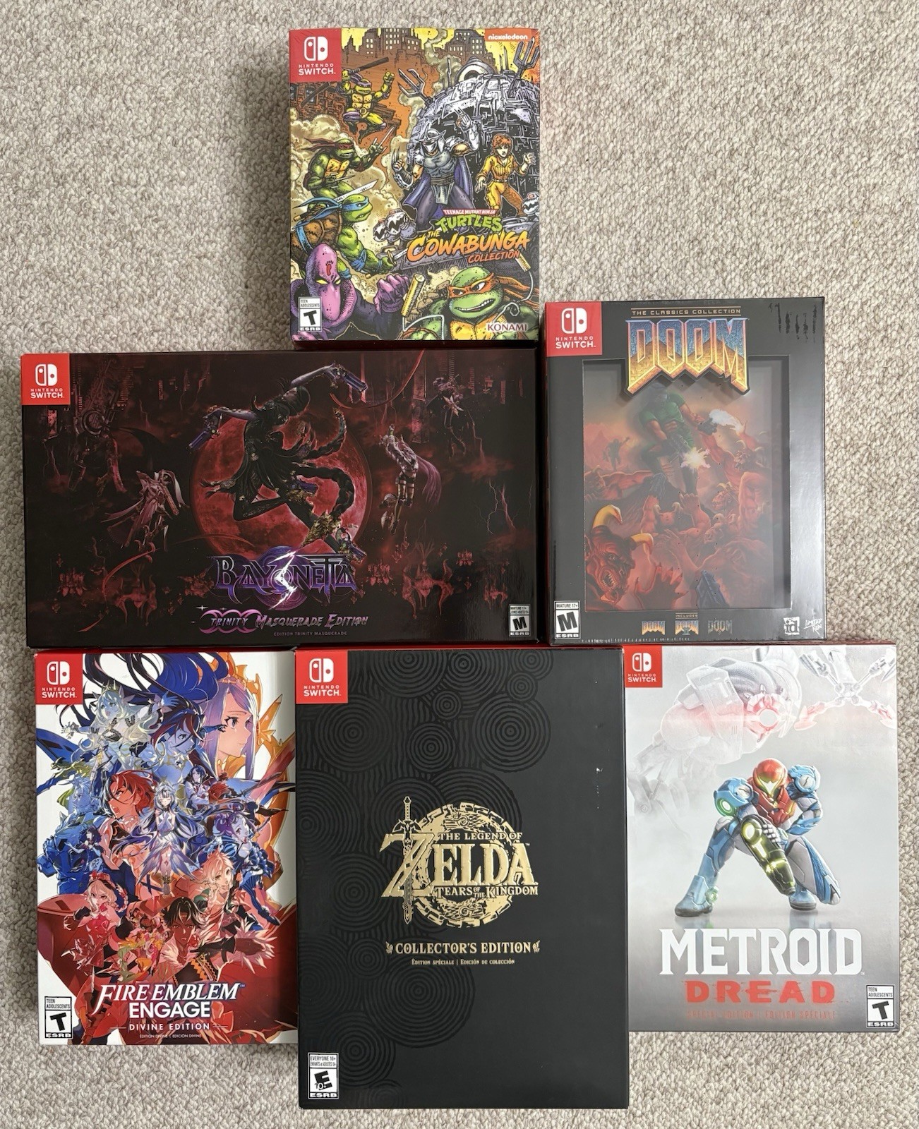 Collection Nintendo Switch Nintendo Switch Collectors Edition Games Lot NEW Factory Sealed (6 ...