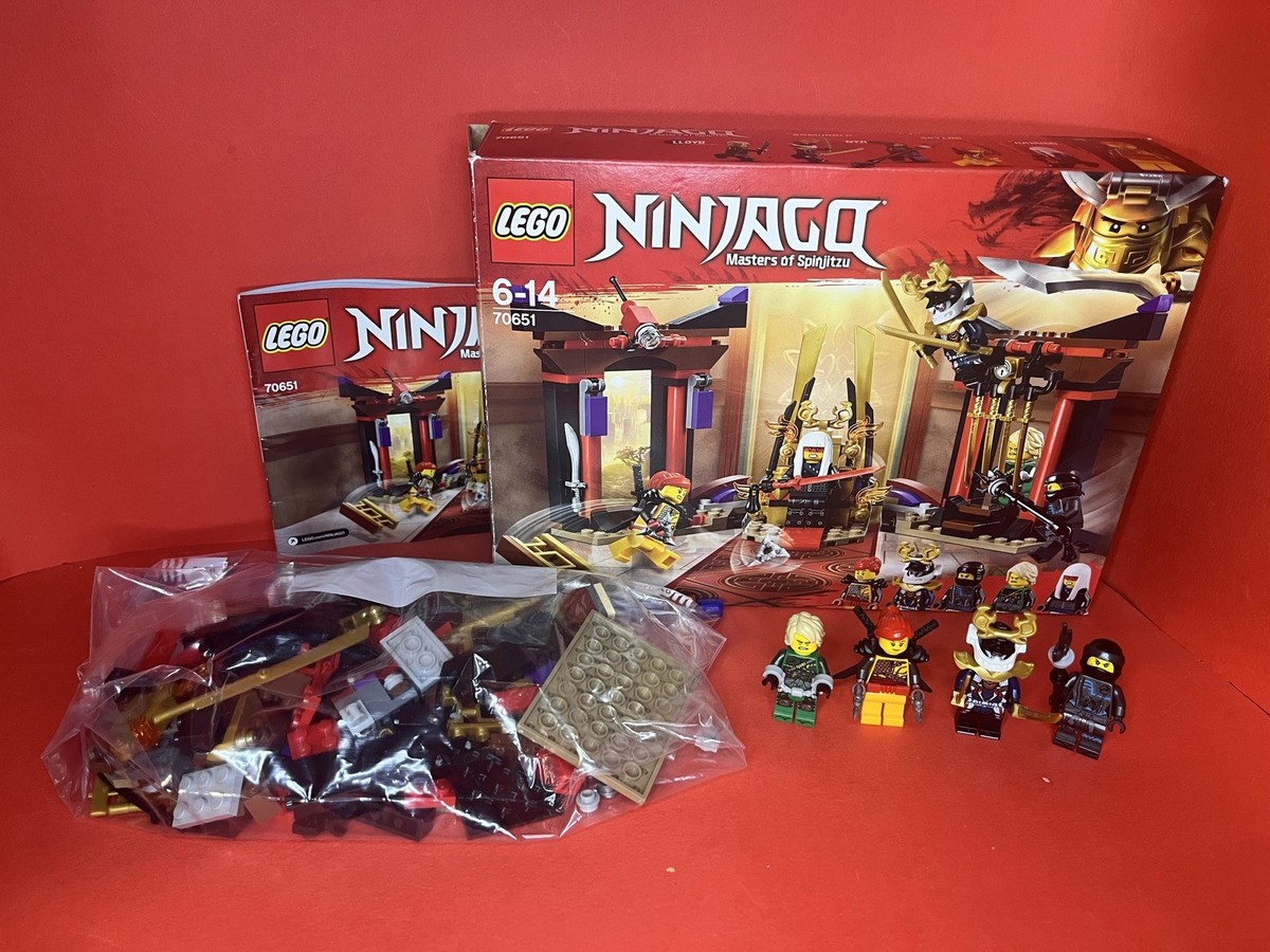 Lego Ninjago Set 70651 Throne Room Showdown Missing one minifigure