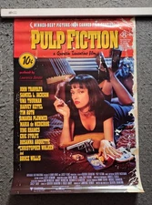 Pulp Fiction Promo Original Movie Poster Genuine 1990's 695mm x 995mm