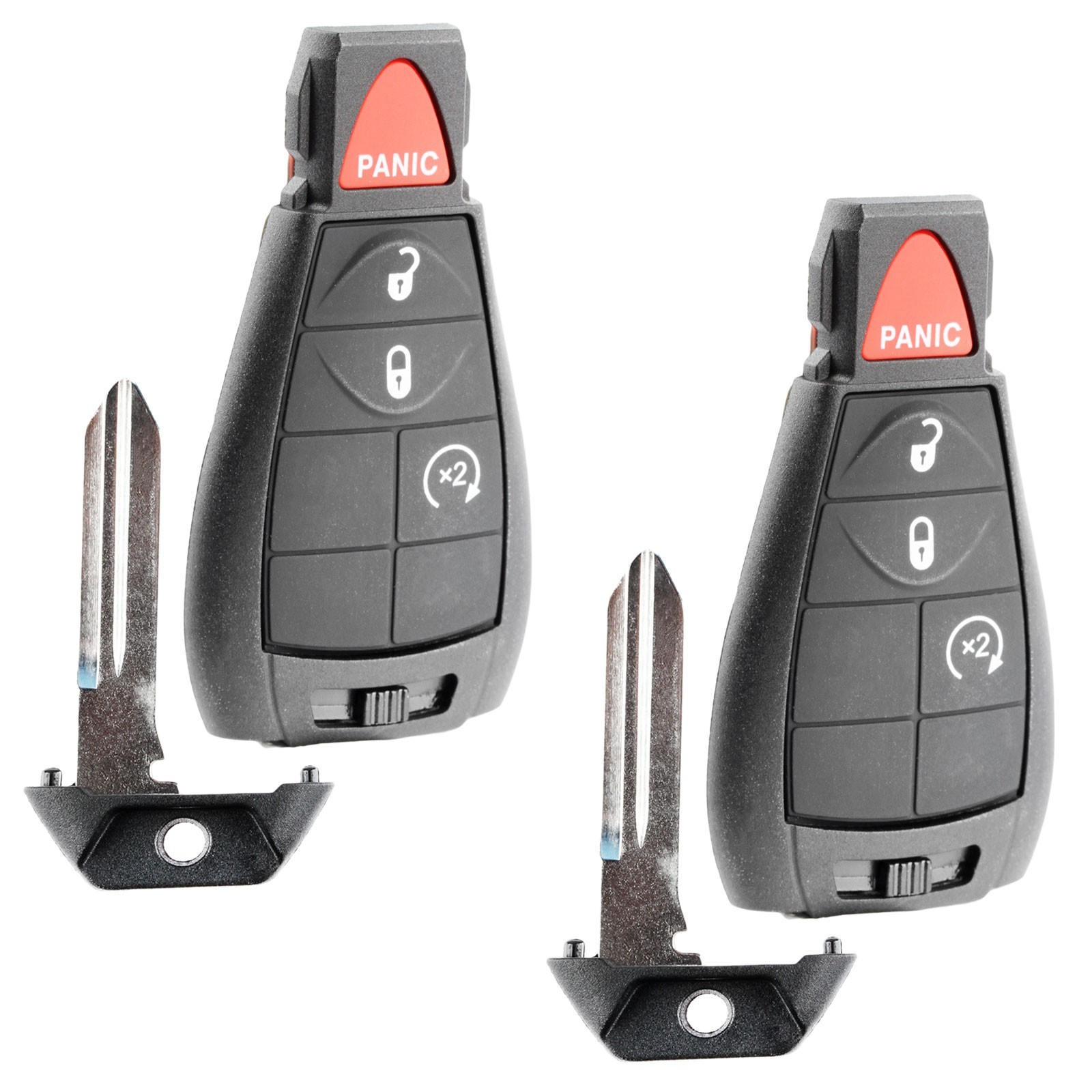 2 For Dodge Journey Remote Start Keyless Entry Car Key Fob M3N5WY783X