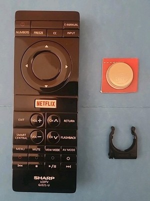 GENUINE ORIGINAL SHARP 4K LCDTV GJ221-U REMOTE CONTROL LC-50UB30U LC-55UB30U