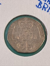 United Kingdom UK Great Britain 20 Pence 2001 Circulated