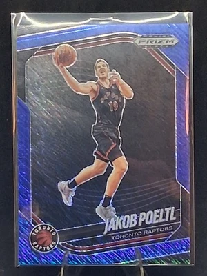 FOTL 2024-25 Panini Prizm Black JAKOB POELTL BLUE SHIMMER 1st PRINT 01/35 - Bild 1 von 4