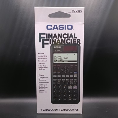 FC-200V - Calculatrice Financière | CASIO Éducation BE-FR
