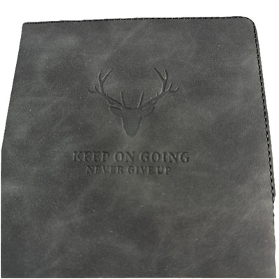 Thick Leather Vintage Journal Black Notebook Lined Paper Diary Business Planner