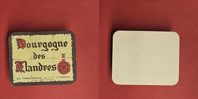Br. Timmermans Itterbeek Bourgogne des Flandres Brauerei Bierdeckel Bier