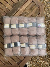 Double Knitting/Crochet Yarn Sheena Anne 10*100g Beige Acrylic Shade 081