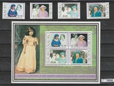 Nauru 2000 Gratuit La regina Mère 4 Val + Bf MNH MF79295