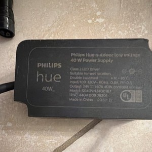 Philips Hue Outdoor Low Voltage Power Supply 40W 24V DC UL S040VN2400167