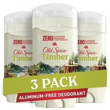 Old Spice Fresher Collection Invisible Solid Men's Deodorant, Timber, 3 oz, 3pk