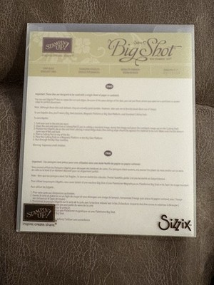 Stampin Up Sizzix Big Shot Edgelits Dies 3pc Star Blast 142763