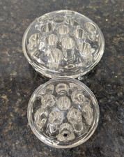 2 Vintage Frogs for Flower Vases Clear Glass Floral Arrangements Flower Holder