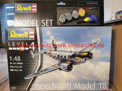 Revell 63811 1/48 Model Set Beechcraft Model 18 Modellbausatz