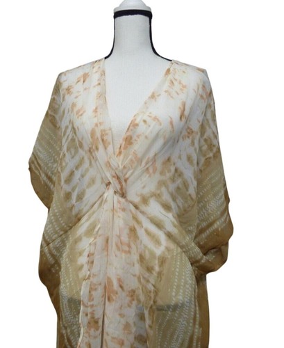 INC International Concepts Tie-Dyed Knot Cover Up, neutral - Bild 3 von 7
