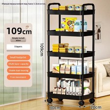 5 Tier Heavy Duty Racking Shelf Garage Shelving Storage Plastic Unit Organiser