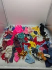 Vintage Barbie Doll Clothes Huge Lot Dresses Tops Pants Various Brands