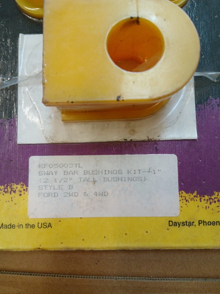 Nuevo de Lote Antiguo Datstar KF05005YL Ford Suspensión Poliuretano Barra Estabilizadora Buje Kit Foto 3 de 3