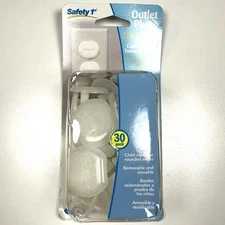 Safety 1st Outlet Plugs, 30 Pack, Removable And Reusable
