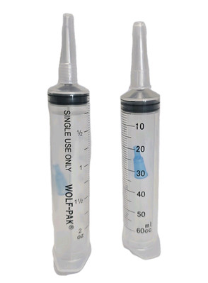 5 Pack 60mL Syringes No Needle Kitchen Marinade Cooking Pet Feeding Reusable New