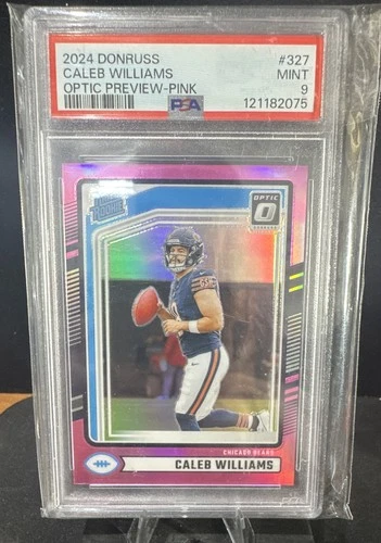 2024 Panini Donruss - Rated Rookie Caleb Williams #327 Optic Pink Prizm (RC)