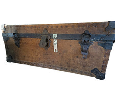 WWI Military Trunk – William Ball, Newark NJ 🇺🇸 Authentic U.S. Army footlocker