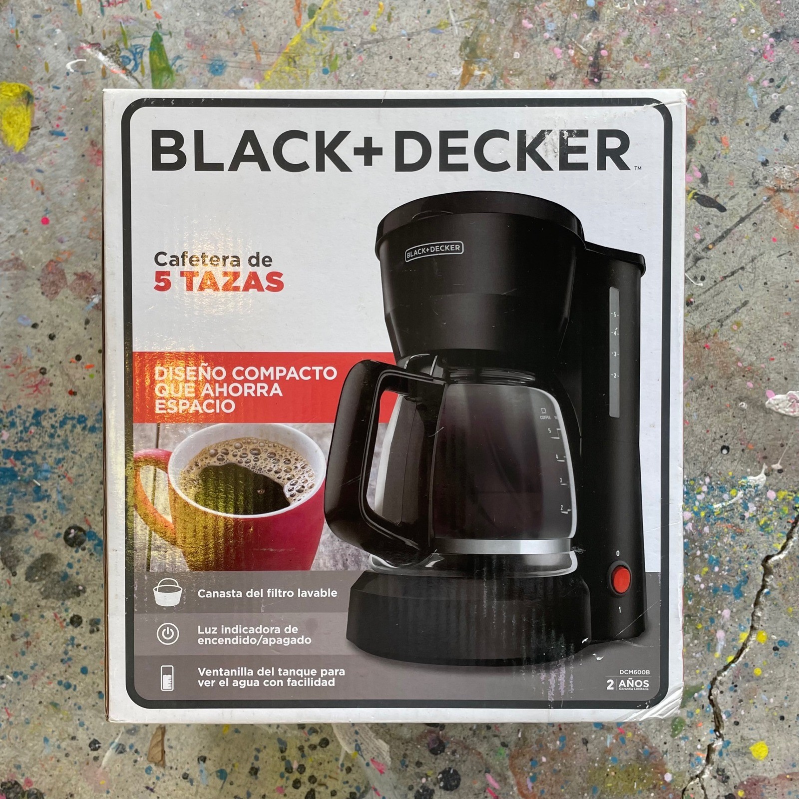 Black Compact Space Saving Dcm600b
