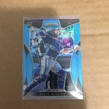 2019 Panini Prizm #65 Reese McGuire Blue Mojo Prizm #/399 Toronto Blue Jays