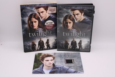 Twilight Senitype Film Cell - No. 158/1500   Hot Topic DVD set Edward Cullen