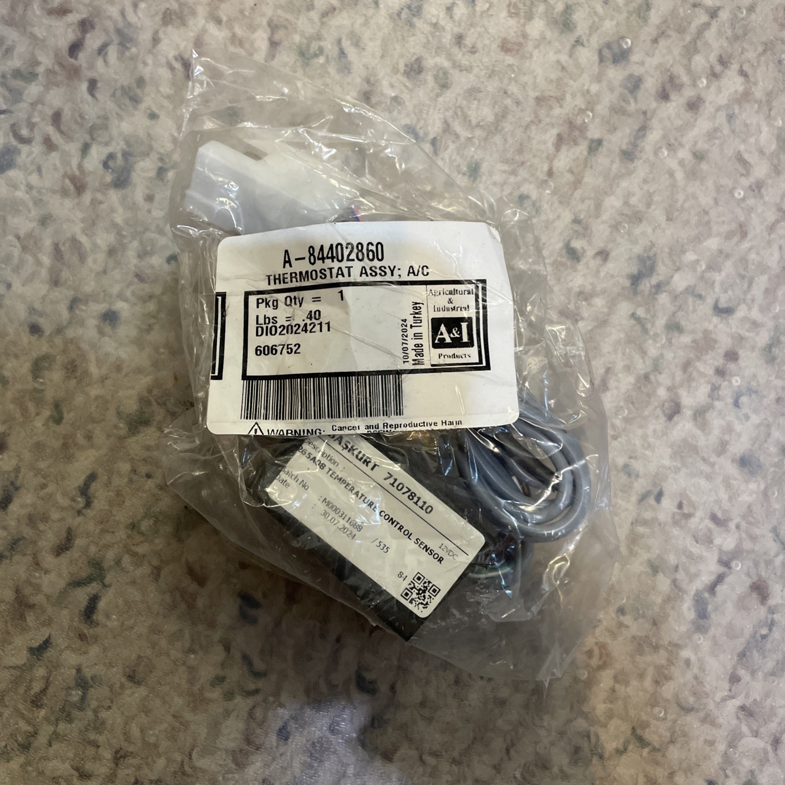 Thermostat Switch 84402860 Fits Ford New Holland TM140 TM150 TM155 TM165 TM175