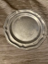 Wilton Columbia PA Pewter Salad/Dessert/Bread Plate 7” Made In USA