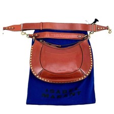 Isabel Marant Shoulder Bag Oskan Moon OS Cognac New Without Tags
