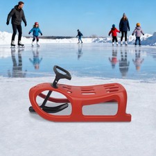 Snow Sled, Single Rider Winter Sleigh, Outdoor Snow Sled for Toddlers  Kids