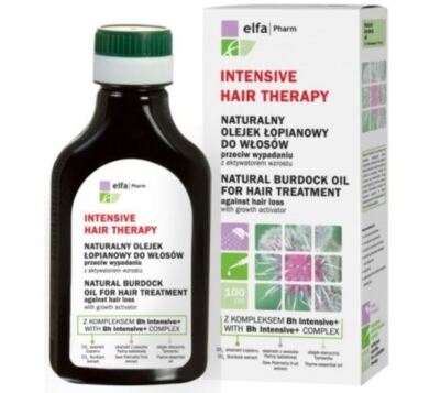 5901845500326 ELFA PHARM Intensive Hair Therapy Natural Burdock Oil naturalny ol