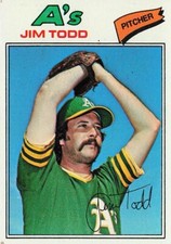 Jim Todd 1977 TOPPS Baseball Card #31