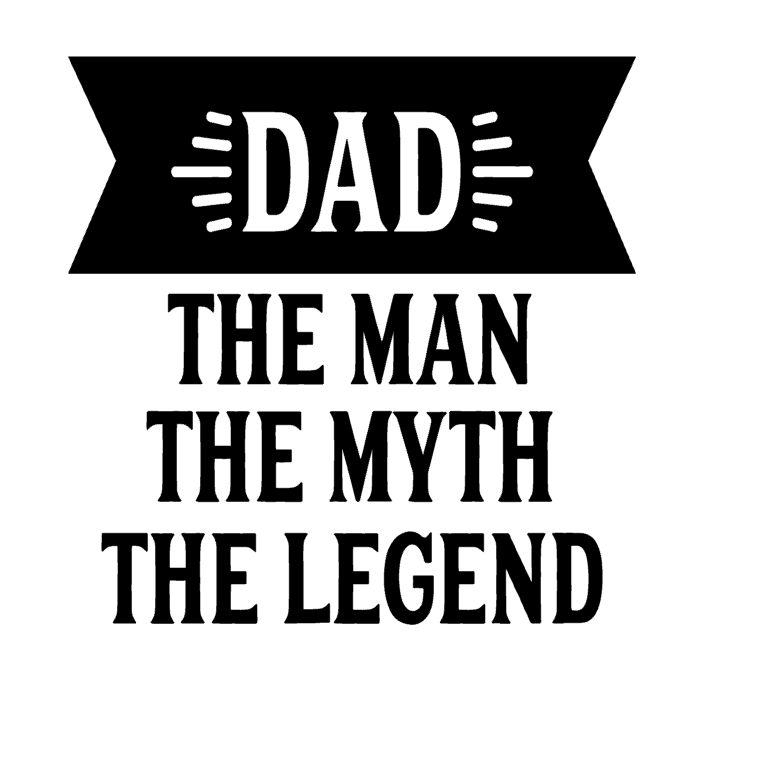 Dad The Man The Myth The Legend Vinyl Decal Sticker For Home Cup Car Wall a3310