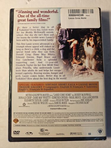 Lassie Come Home (DVD, 2004) New Sealed - Imagen 2 de 2