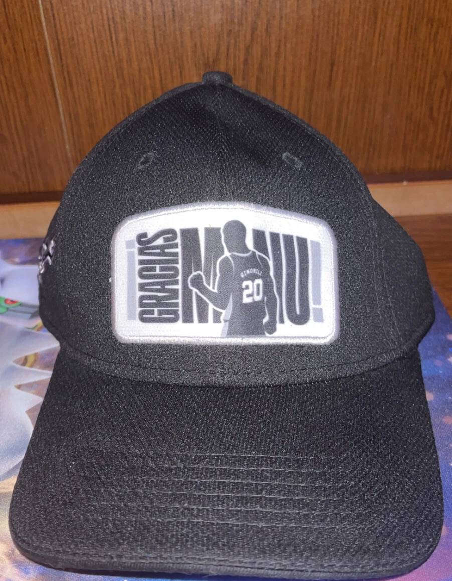 Gracias Manu Ginobili San Antonio Spurs Hat Strapback Cap Retirement Ceremony