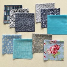 10 x 25 cm Baumwollstoff Quadrate f&uuml;r Patchwork und Basteln&nbsp;