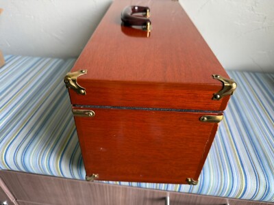 Abercrombie & Fitch 1961 Standard Model Mahogany Tackle Box With Original Cover | eBay Abercrombie & Fitch 1961 Standard Model Mahogany Tackle Box With Original Cover | eBay