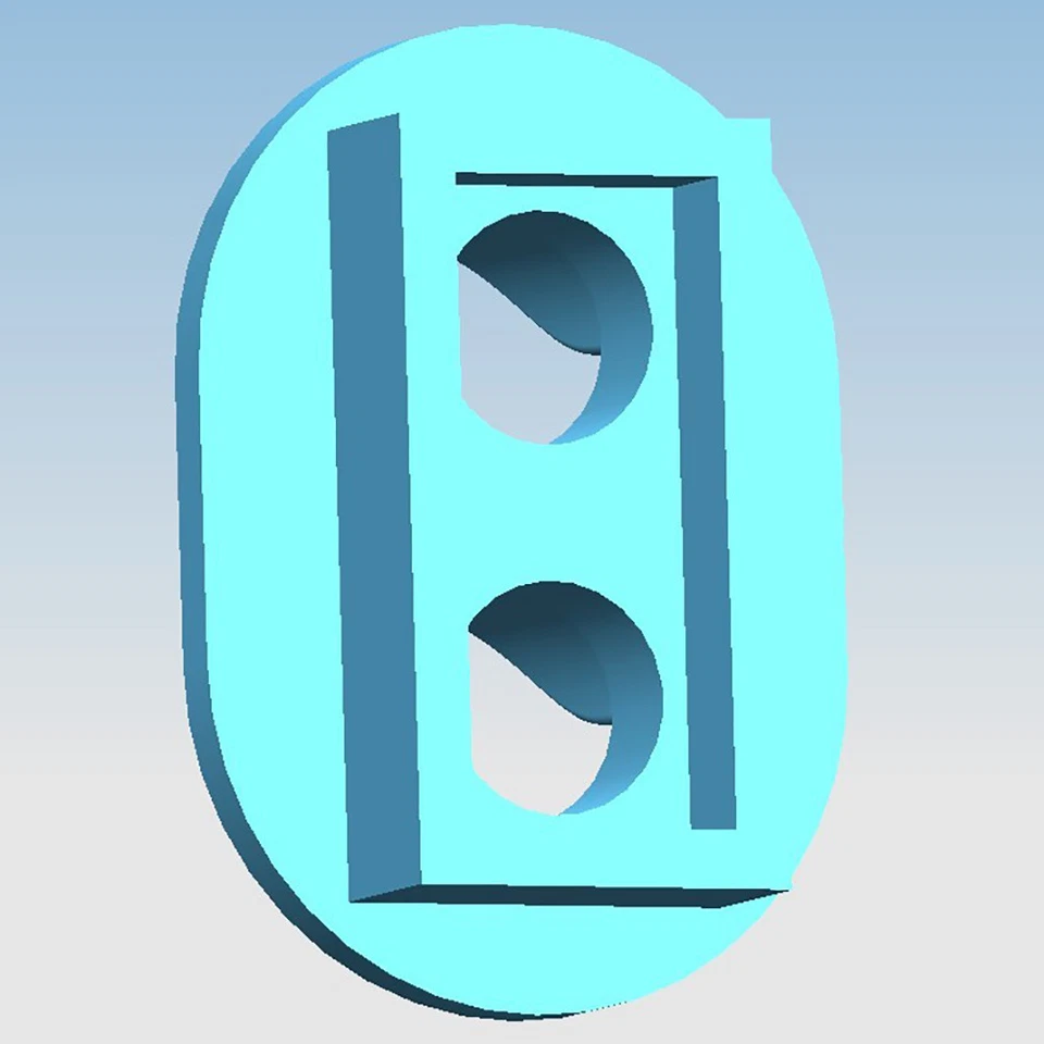 JTD23 10 sets Target Faces With LEDs for Railway signal O Scale 2 Aspects - Image 4 of 4