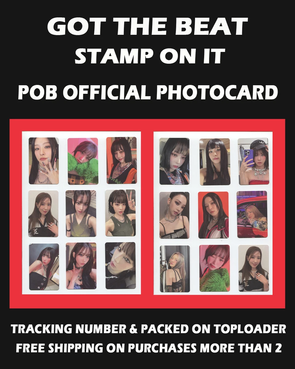 GOT THE BEAT - STAMP ON IT 1st Mini Album Smini POB EXCLUSIVE OFFICIAL PHOTOCARD