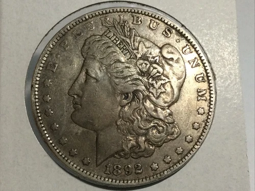 1892 Morgan Dollar in extra fine