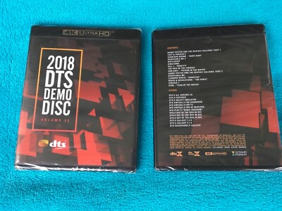 2018 DTS Demo Disc Vol.22 4K Ultra HD DTS:X / DTS-Master Audio Neu Selten